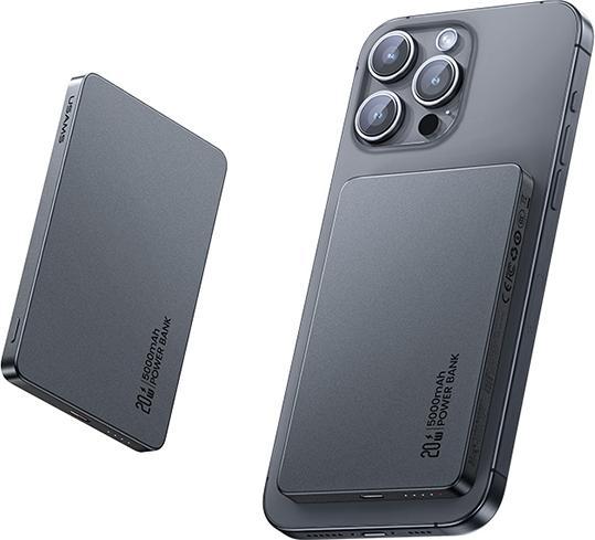 Image du produit Usams Powerbank indukcyjny 5000mAh 20W PD Fast Charge titanium CY Series 5KCD23102 (US-CD (5000 mAh, 20 W)