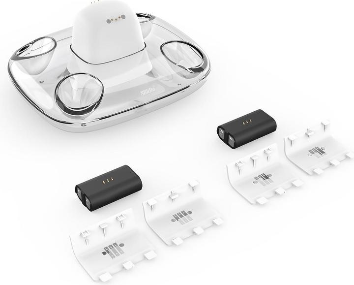 Image du produit 8bitdo Station d'accueil double pour manettes sans fil Xbox, blanc. ADAPTATEUR D'ALIMENTATION À PRISE (Xbox One S)