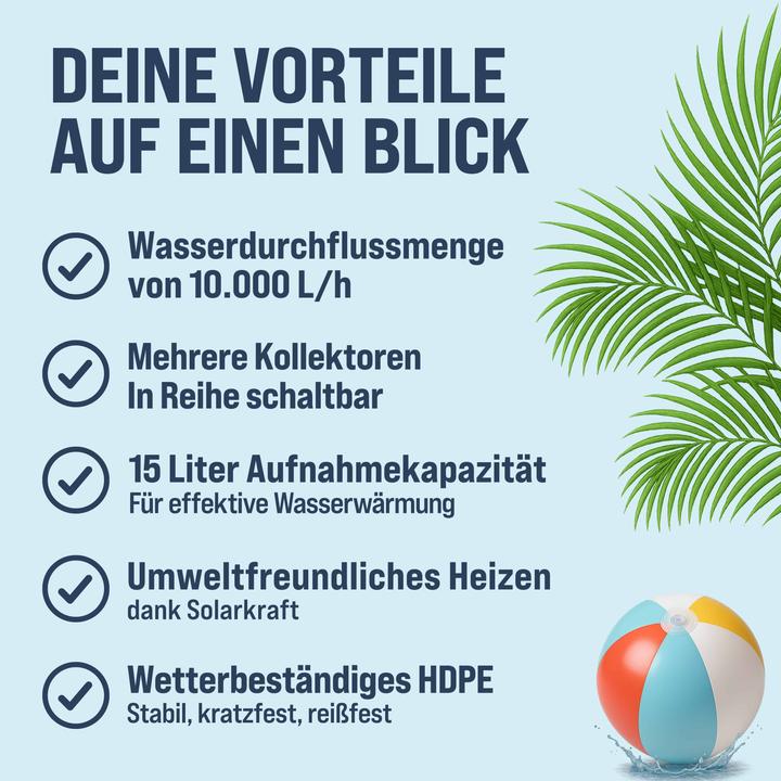 Produktbild Monzana Sonnenkollektor für Pool
