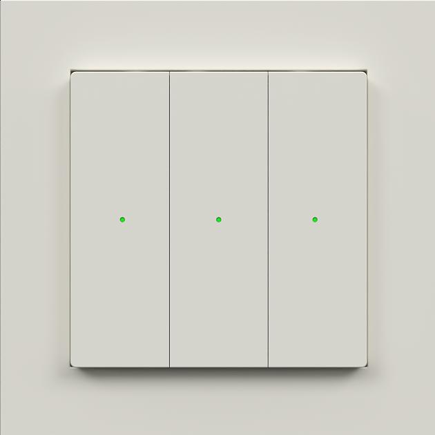 Actual product image Heatit Controls - Interrupteur sans fil Z-Wave+ 700 Z-Push Wall controller