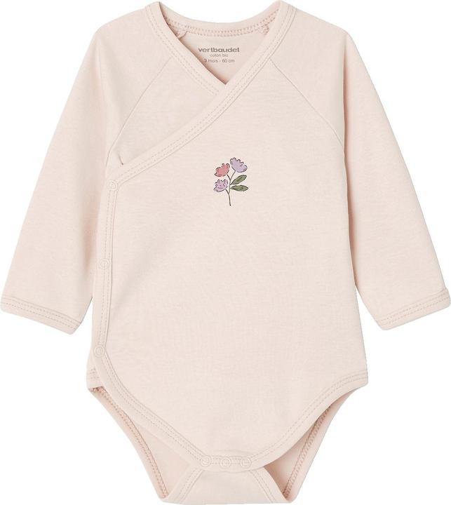 Image du produit Vertbaudet Bio-Kollektion: 3er-Pack Baby Langarmbodys, Blumen (68)