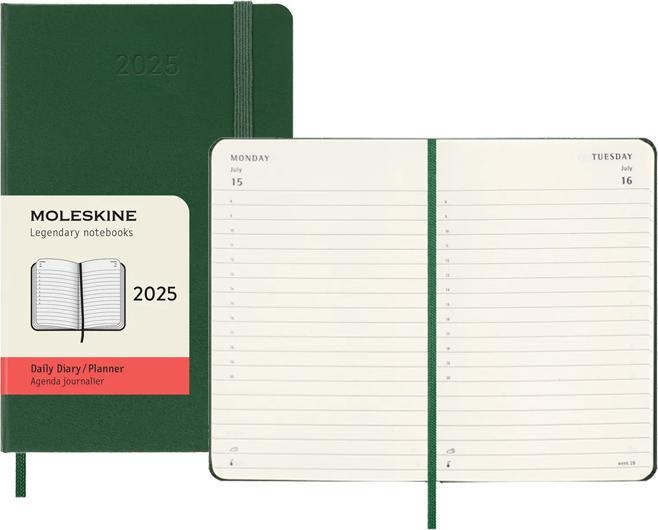 Produktbild Moleskine Tageskalender (A6, Pocket, Englisch)