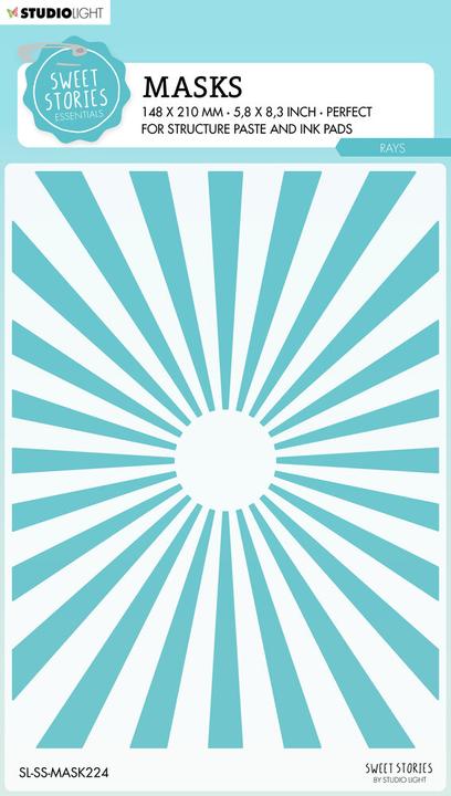 Image du produit art by marlene Masque Pochoir "RAYS" Sweet Stories