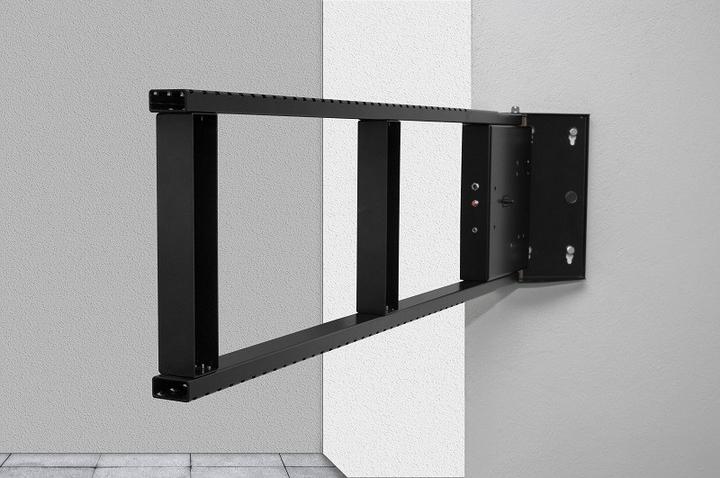 Image du produit DSS Support mural électr., -75", max 40 kg, noir (Mur, 75", 40 kg)