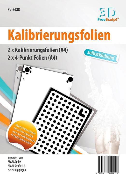 Image du produit FreeSculpt Feuilles d'étalonnage pour le logiciel TriScatch (Accessoire)