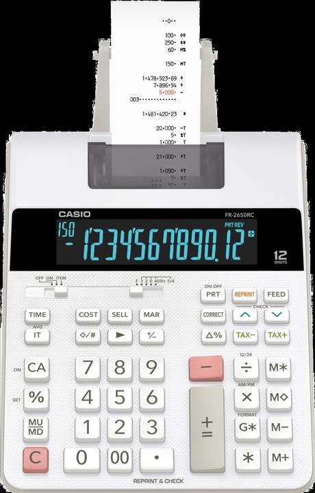 Actual product image Casio Fr-2650rc (Electrical connection)