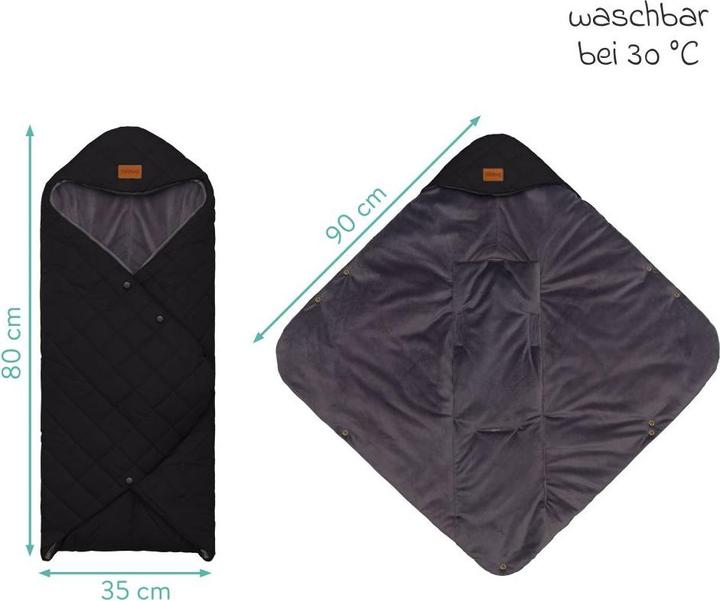 Image du produit Fillikid Fusssäcke für Babyschalen & Babywannen Einschlagdecke Palü für Babyschalen und Babywannen