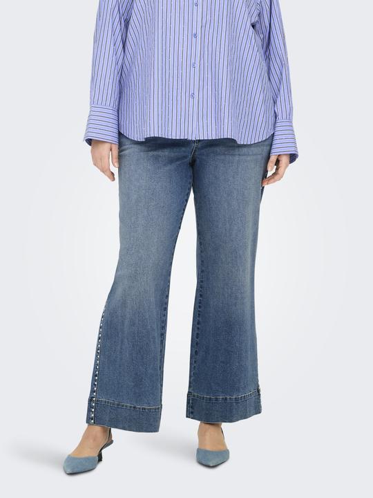 Actual product image Only CARJUICY Hohe Taille Weiter Beinschnitt Jeans Jeans mit weitem Bein (W54/L30)
