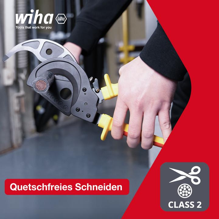 Actual product image Wiha Cable cutter electric up to 500 mm² with ratchet principle (500 mm)