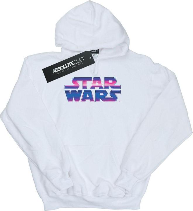 Immagine prodotto Star Wars Neon Logo Felpa con Cappuccio Uomo (M)