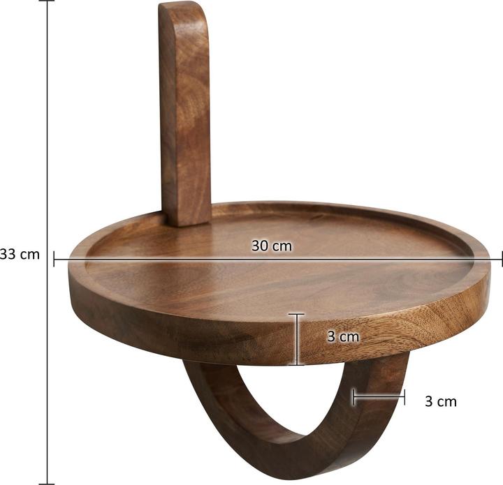 Immagine prodotto FineBuy Scaffale a muro (Ø 30 x 33 cm)