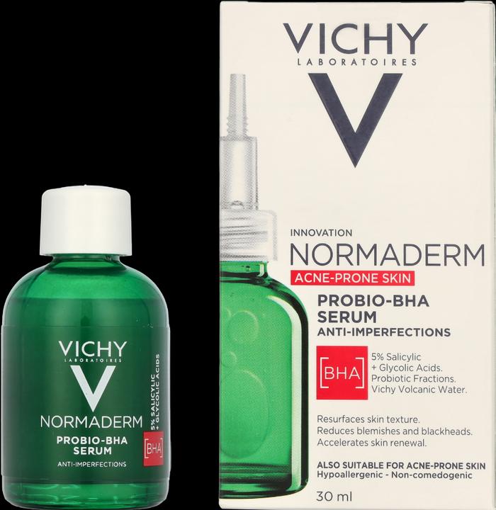 Actual product image Vichy Normaderm Salicylic Acid + Probiotic Fractions Anti-Blemish Serum 30 ml (30 ml)