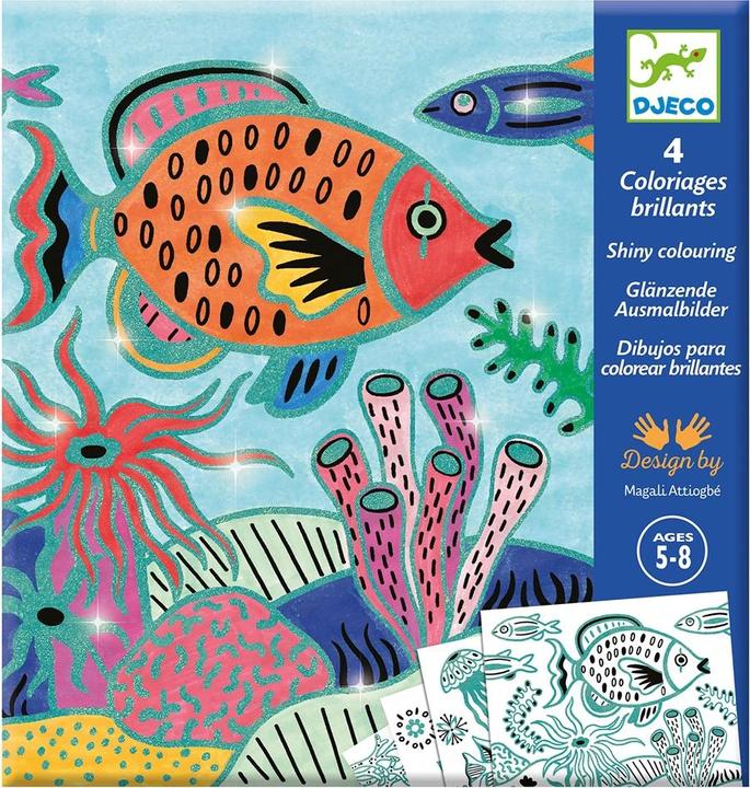 Immagine prodotto Djeco Immagini da colorare - Sott'acqua