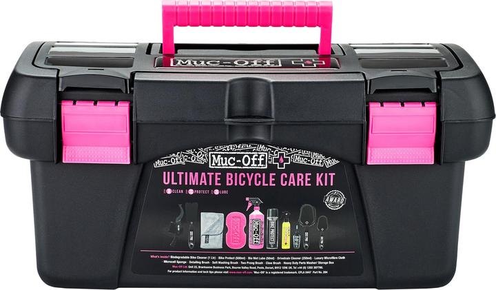 Kit Vélo Ultimate Bicycle Kit (1800 ml, Nettoyant pour vélo, Nettoyeur de chaîne, Lubrifiant universel, Éponge, Ensemble de soins)