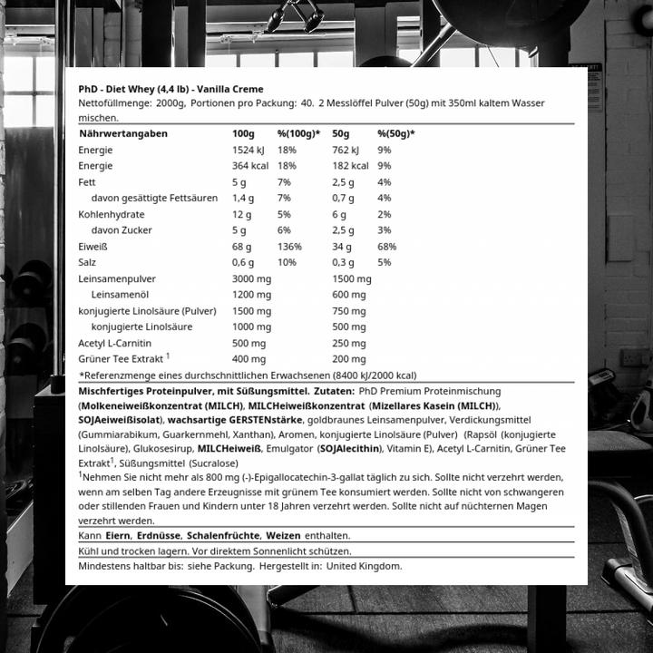 Immagine prodotto PhD Nutrition Siero di latte dietetico (Vaniglia, 1 pz., 2000 g)