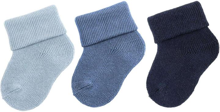 Actual product image Sterntaler Socks set of 3 uni blue One Size (pack of 3, One size)