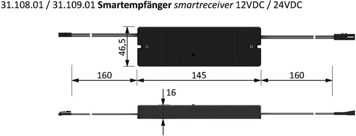 Produktbild Halemeier 1-Kanal Funk-Schalter/Dimmer X-Mitter Smart Set