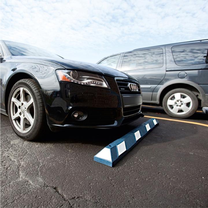 Image du produit Moravia Délimitation de parking Park-AID®, L x l x h 900 x 150 x 100 mm, noir/blanc.