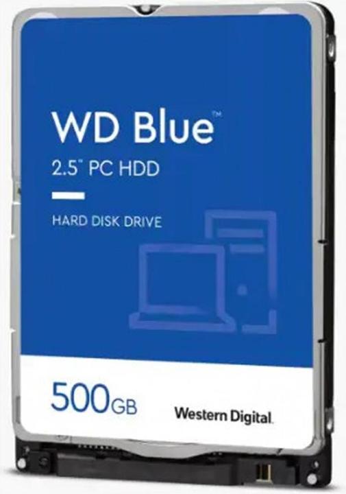 WD Blue Mobile 500GB HDD 5400rpm SATA serial ATA 6Gb/s 128MB cache 6.4cm 2.5" RoHS compliant internal (0.50 TB, 2.5", SMR)