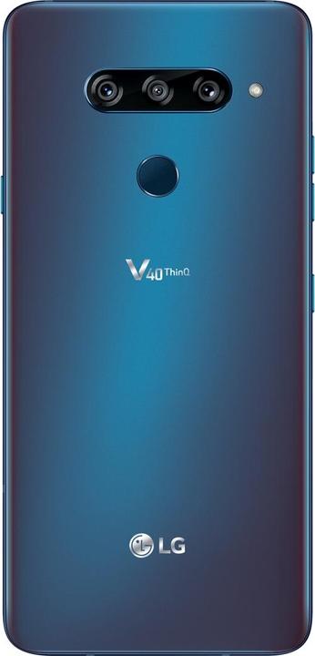 Actual product image LG V40 ThinQ (128 GB, Moroccan Blue, 6.40", Dual SIM, 16 Mpx, 4G)