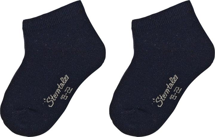 Produktbild Sterntaler Socken Sneaker Uni 2er Set Marine Gr. 19-22 (19 - 22)