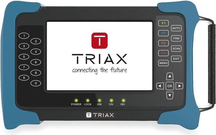 Immagine prodotto Triax UPM 1400 Dispositivo di misura DVB-S(2)/-C/ -T(2) Schermo TFT incl. borsa (Vari)