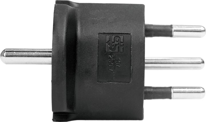Actual product image Steffen Fix adapter (Type 12, CEE 7/7)