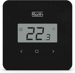 Actual product image Roth Touchline®SL standard room thermostat black