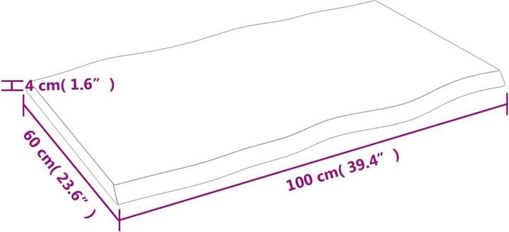 Produktbild VidaXL Nili (100 x 60 x 4 cm)