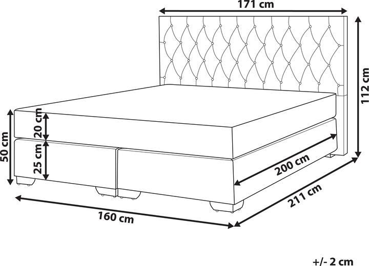 Actual product image Beliani Duchess (160 x 200 cm)