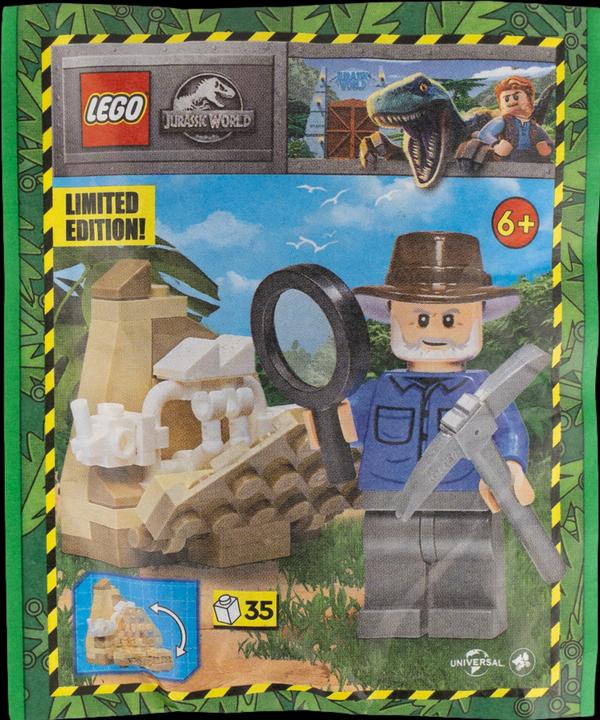 Actual product image LEGO Jurassic World Fossilienjagd mit Dr. Grant NEU! Menge 1x