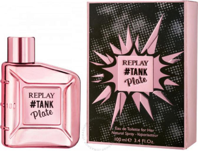 Actual product image Replay # Tank Plate For Her Edtv (Eau de toilette, 100 ml)