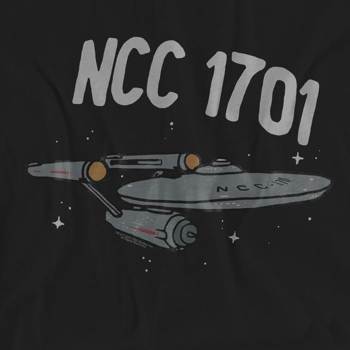 Actual product image Unisex Adult The First Enterprise T-Shirt (L)