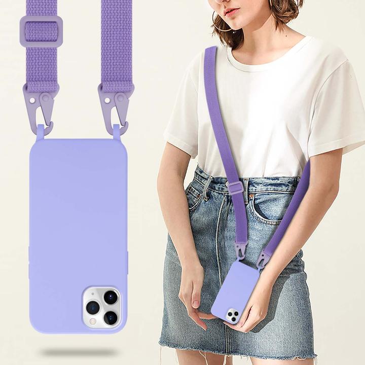 Actual product image Cadorabo TPU Cover Mobile Phone Chain Liquid (Apple iPhone 11 Pro Max)