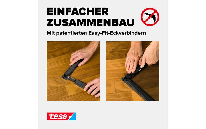 Actual product image tesa Insect screen Alu COMFORT for doors, insect screen (100 x 220 cm)