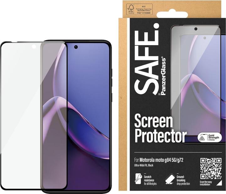 Actual product image Safe Ultra-Wide Fit (1 Piece, Motorola Moto G72, Motorola Moto G84)