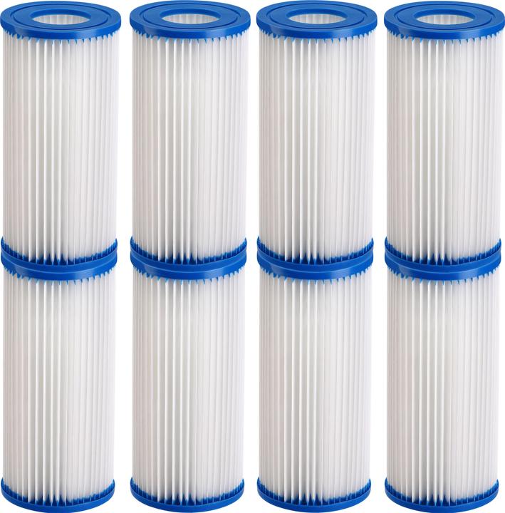 Produktbild Monzana Filterpatrone 205x105mm blau - 1er/2er/3er/4er Set