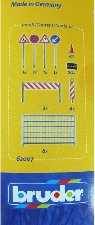 Actual product image Bruder Construction site set