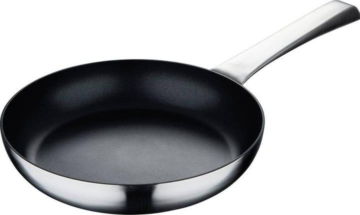 MasterPRO Bratpfanne 24 X 4.5 cm, aus Edelstahl (24 cm, Padella per friggere, Acciaio inossidabile)