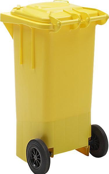 Actual product image eurokraft pro Large plastic waste garbage can, according to DIN EN 840 (80 l)