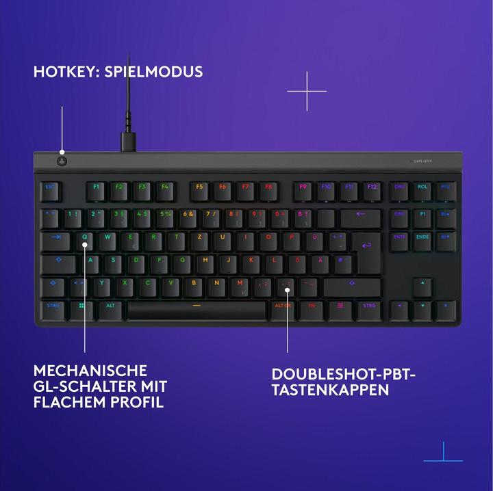 Actual product image Logitech G G515 TKL (CH, Cable)