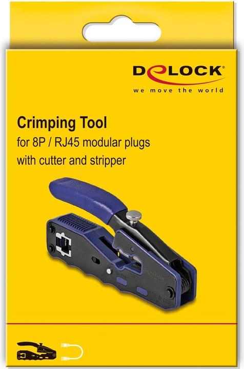 Produktbild Delock Crimpzange für 8P/ RJ45 Modularstecker (135 mm)