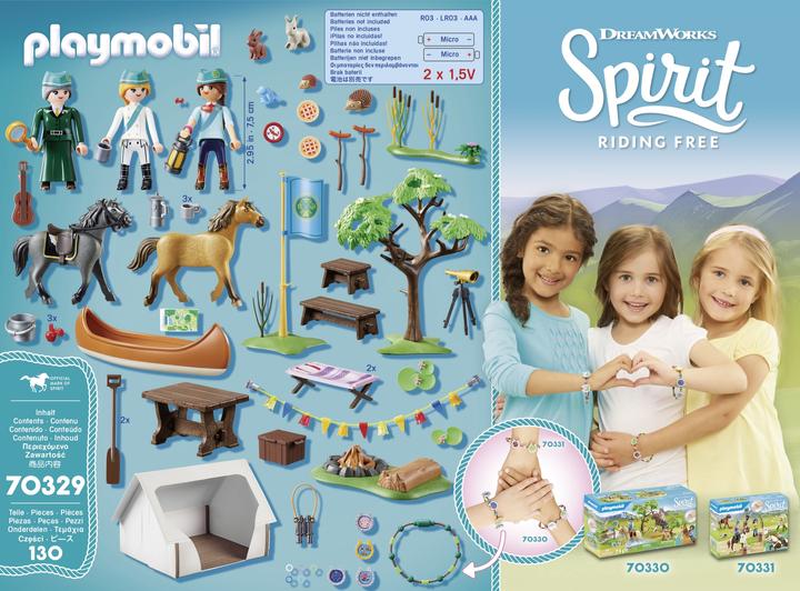 Produktbild Playmobil Sommercamp (70329, Playmobil Spirit)