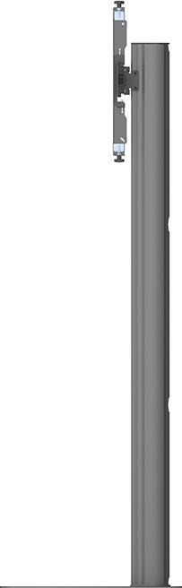 Produktbild Multibrackets TV Ständer bis 75", Metall/Aluminium, schwarz (75", 50 kg)