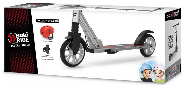 Produktbild Buki France Ride Metal 180mm - Folding Aluminum Skate Set Silver for children 9-14 Years 20-100