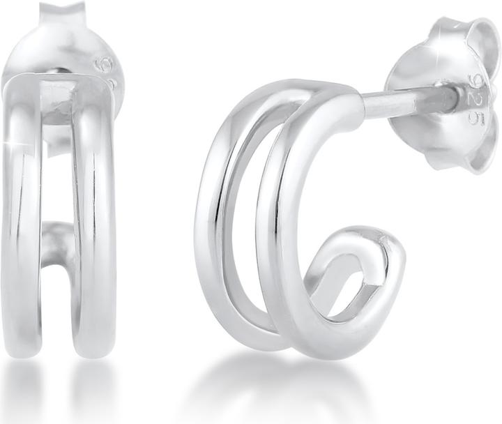Elli Creolen Minimal (925 Silber)