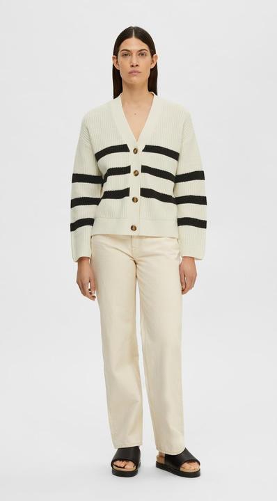 Produktbild Selected Femme Gestreifter Strickjacke (XL)