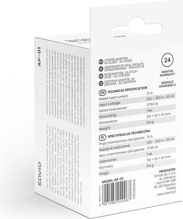 Immagine prodotto Savio AP-01