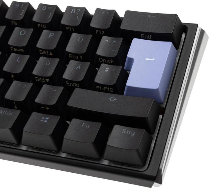 Productafbeelding Ducky One 3 Classic Zwart/Wit Mini Gaming Toetsenbord, RGB LED - MX-Red (NL, Bedraad)