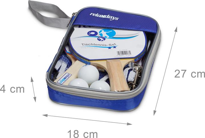 Actual product image Relaxdays Table tennis set